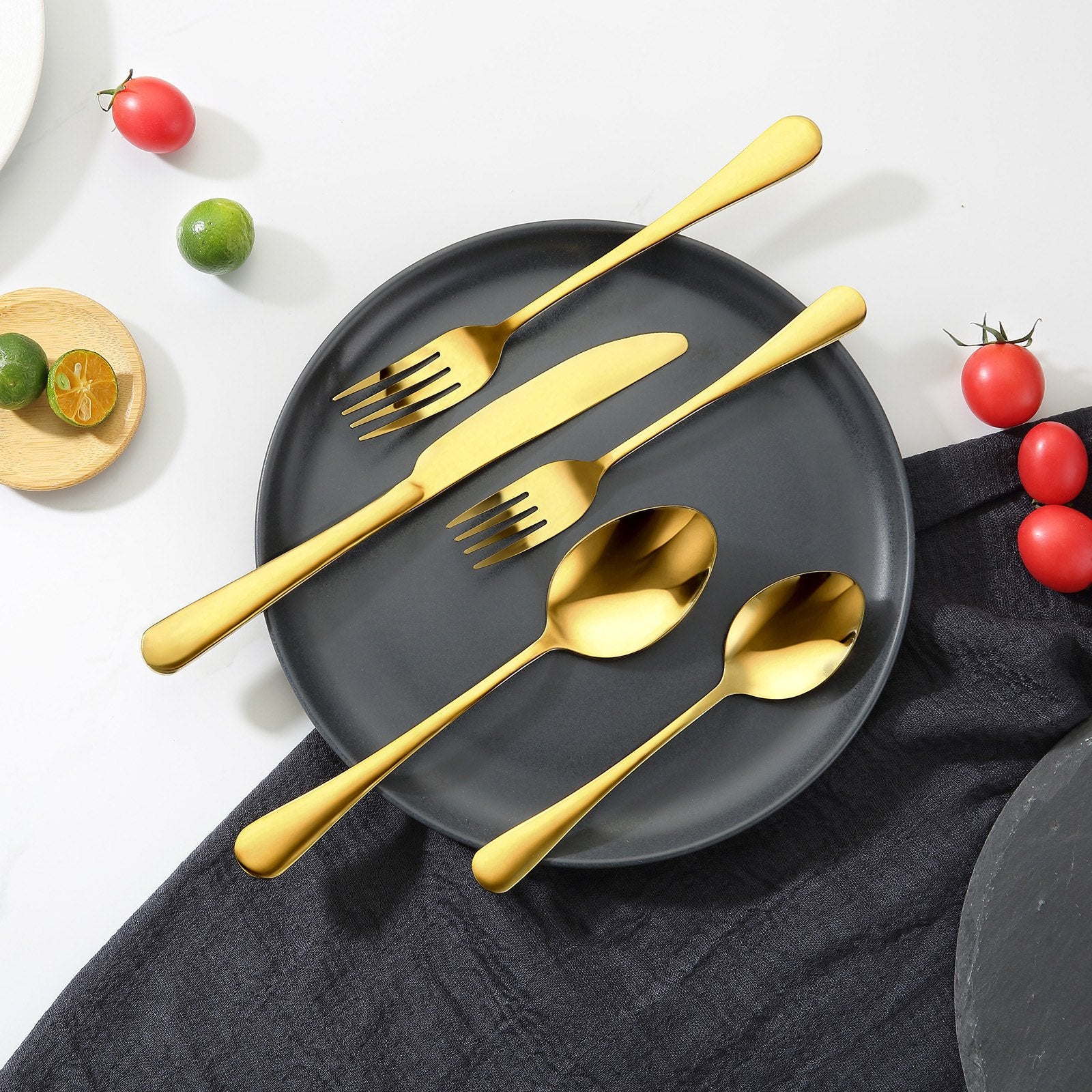 100-Piece Stainless Steel Silverware Set Flatware for 20 People