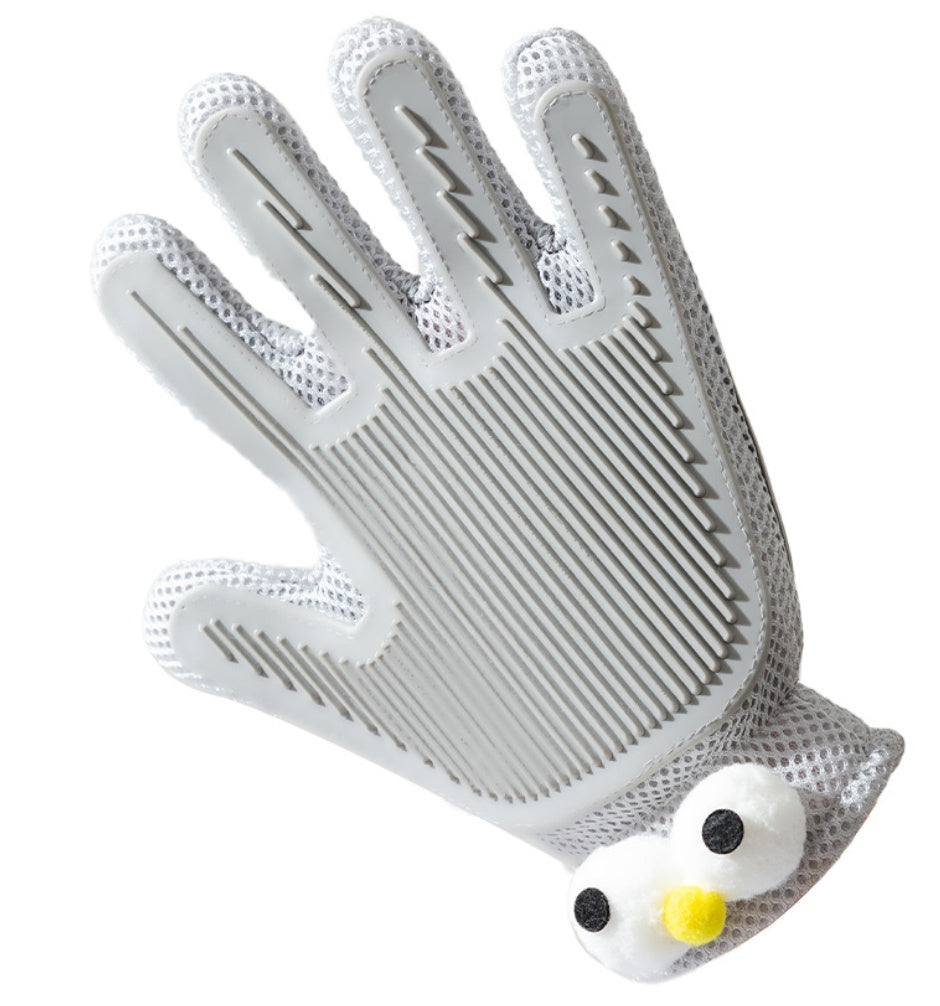 Premium Pet Grooming Gloves Hair Remover Massage Brush Tool