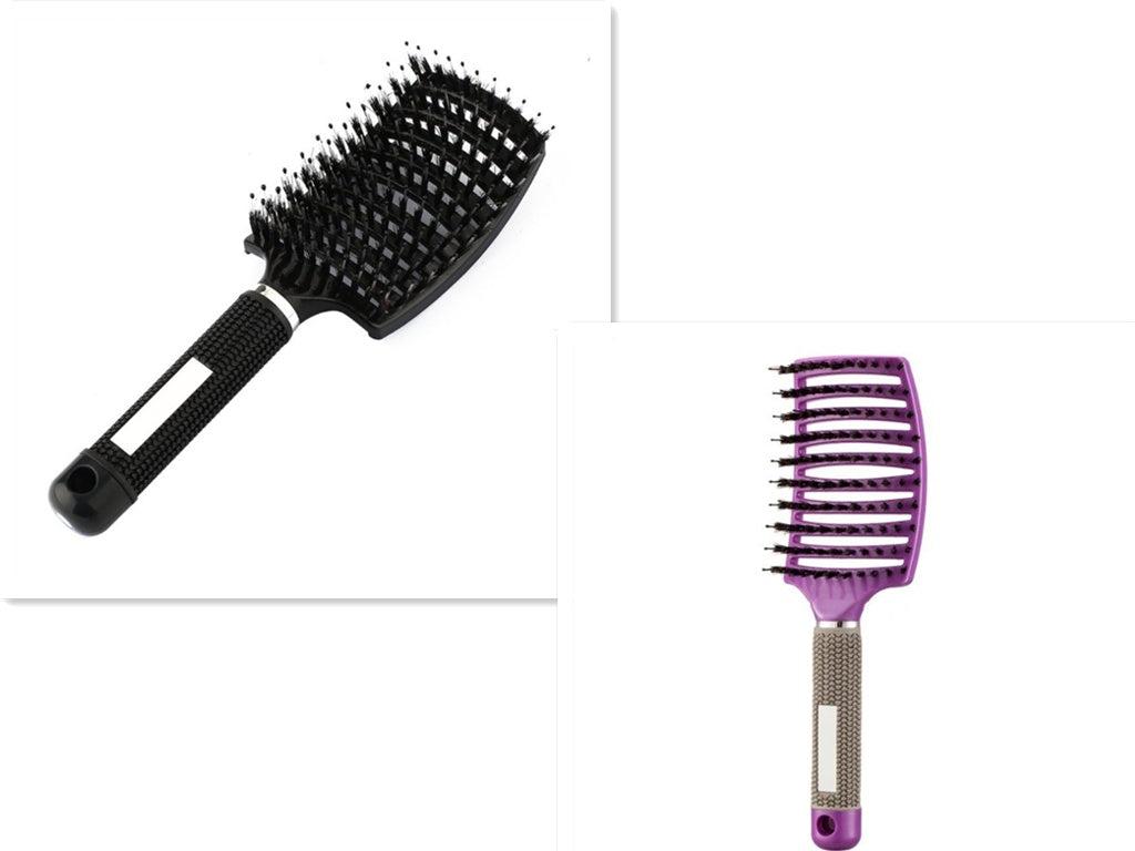 Bristle & Nylon Hair Brush for Detangling and Scalp Massage