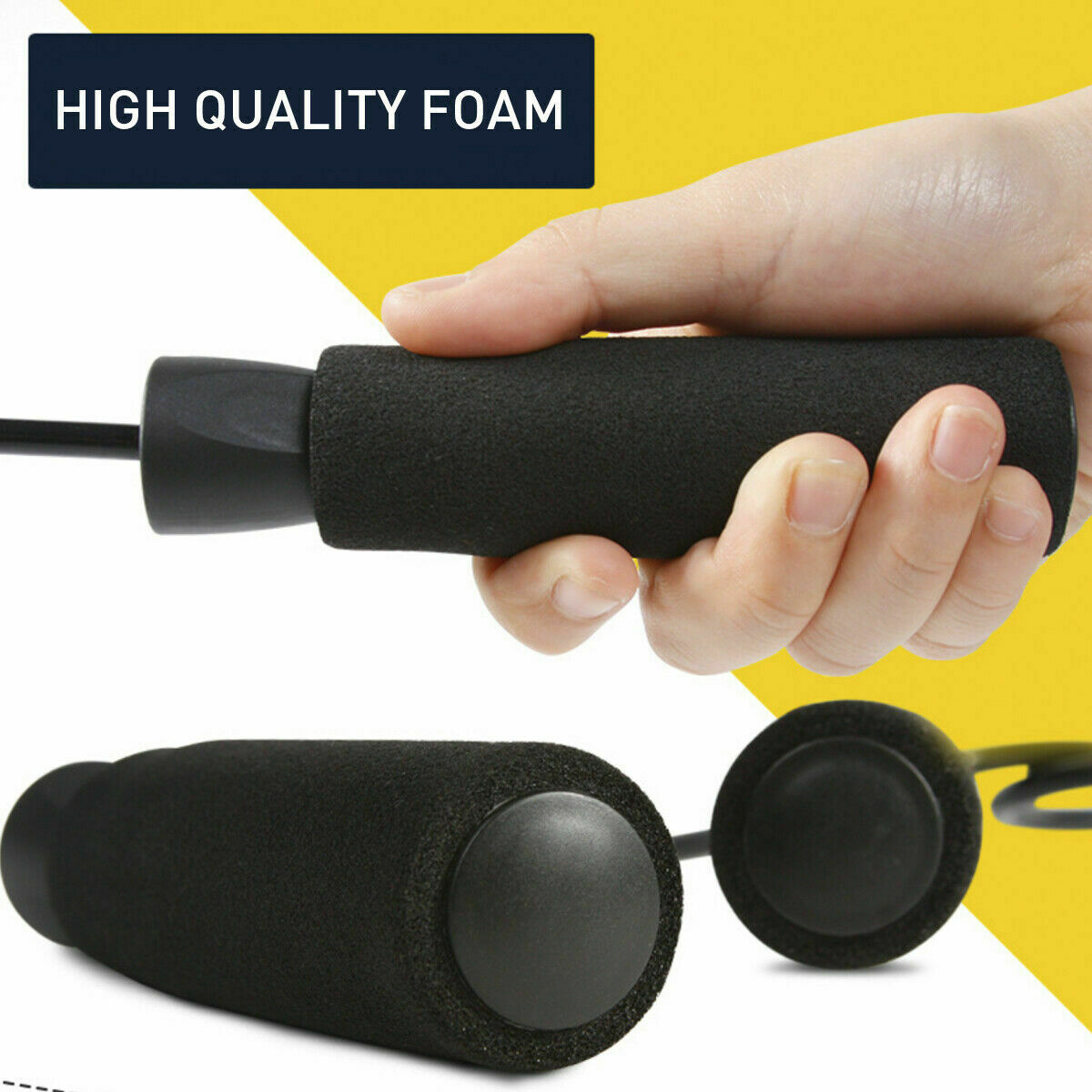 Adjustable Speed Skipping Rope with Tangle-Free Boxing & Fitness Jump Rope