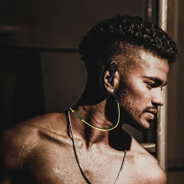 Wireless V4.1 Sport Neckband Earbuds – Sweatproof Stereo Sound