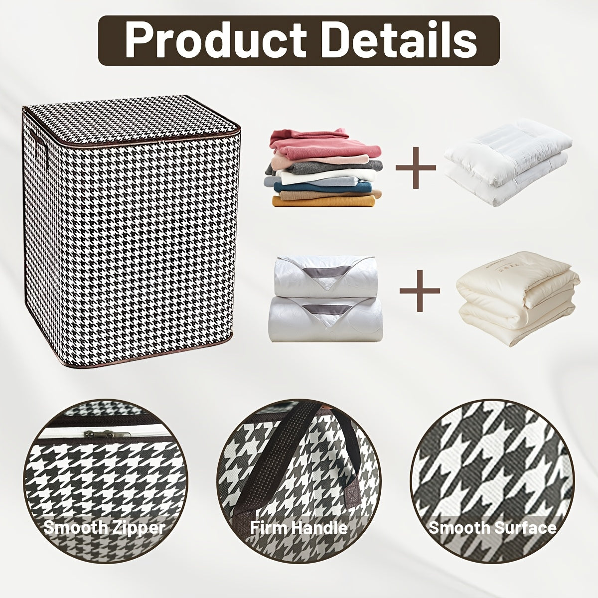3pcs Storage Boxes Set Multipurpose Organizer Containers