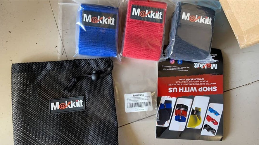 MAKKITT Resistance Bands Set for Strength Training & Fitness