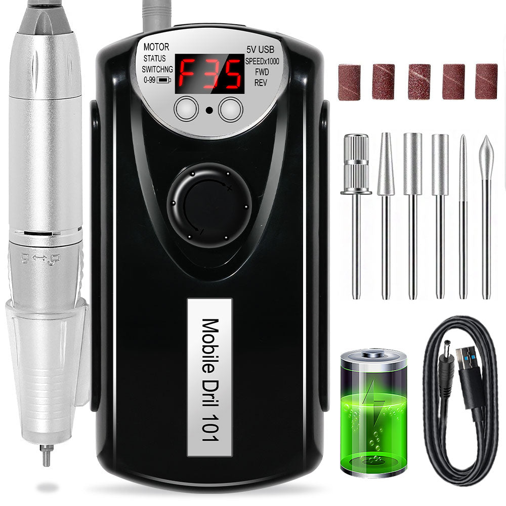 Professional 35000 RPM Rechargeable Nail Drill