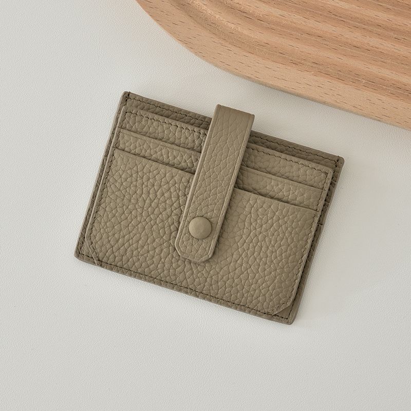 Ultra Thin Womens Card Holder Korean Style Multi Card Slot Slim Wallet