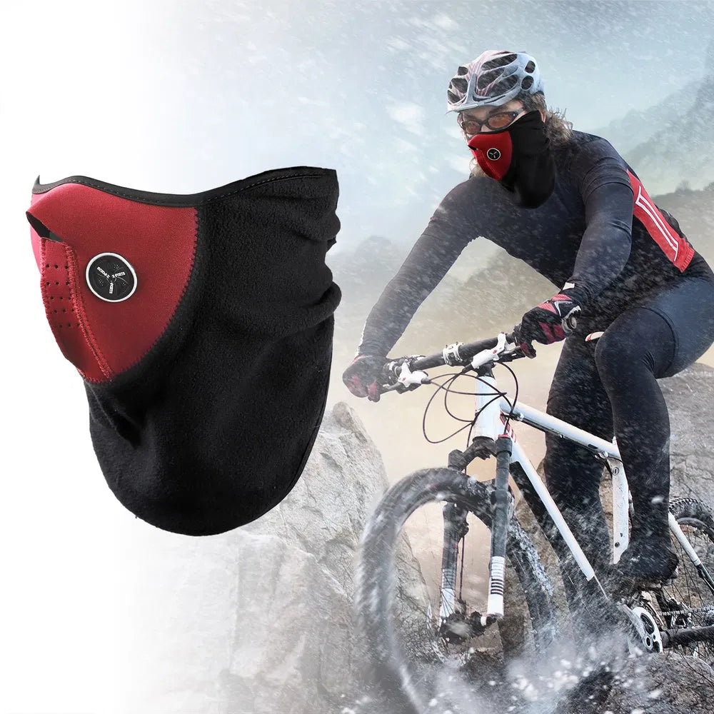 Half Face Mask Windproof Breathable Neck Warmer for Riding