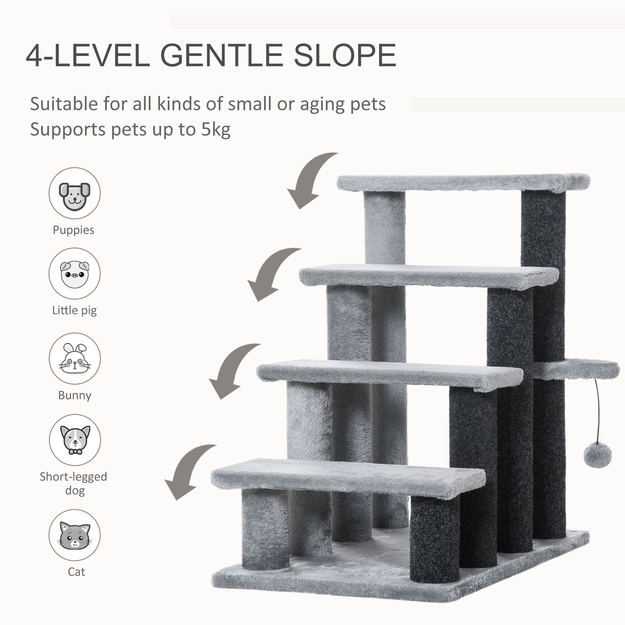 Premium Cat Tree Tower for Indoor Cats with Scratching and Rest