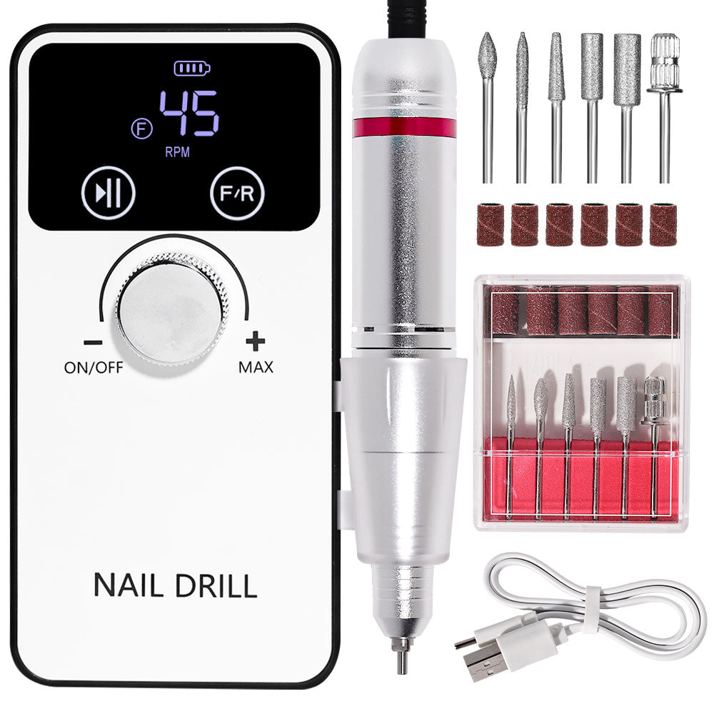 Cordless Rechargeable Nail Drill for Manicure