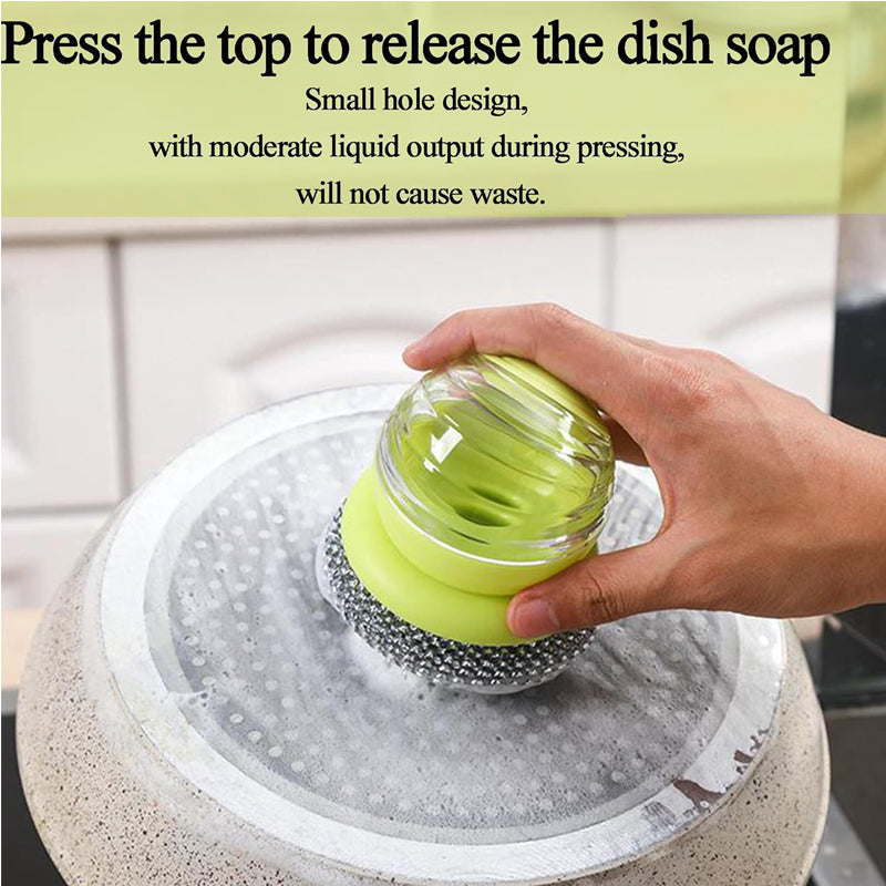 Stainless Steel Scrubber Brush Multi-Functional Dish Cleaning Tool