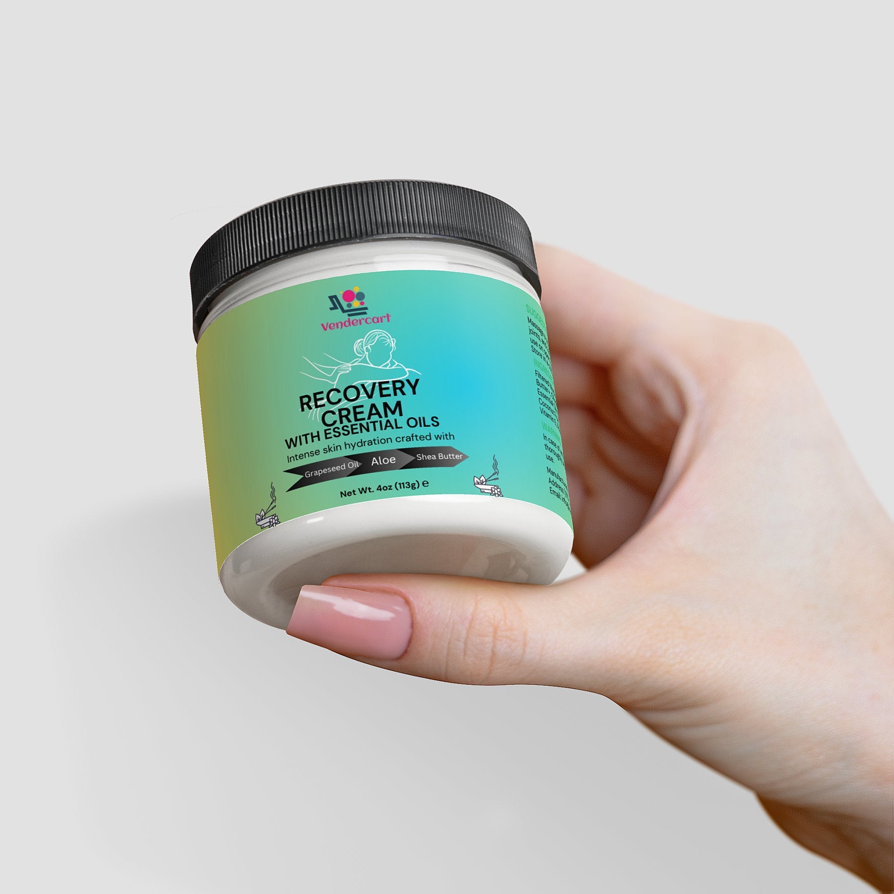 Recovery Cream for Joints Muscles and Tendons Hydration Boost Care