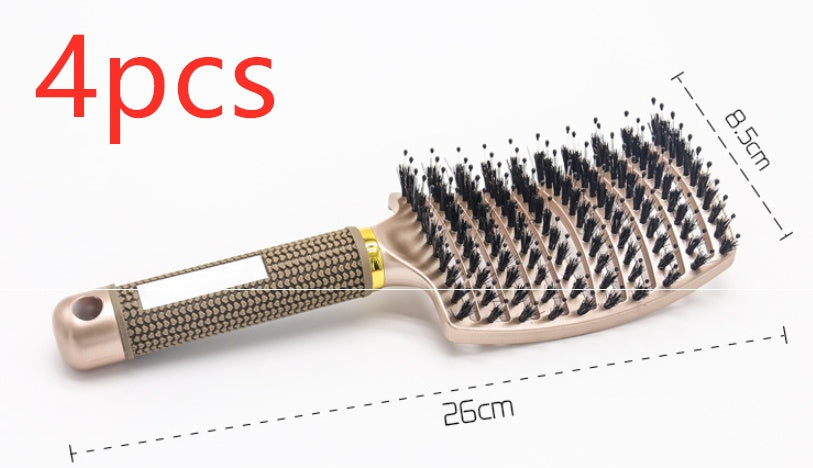 Bristle & Nylon Hair Brush for Detangling and Scalp Massage