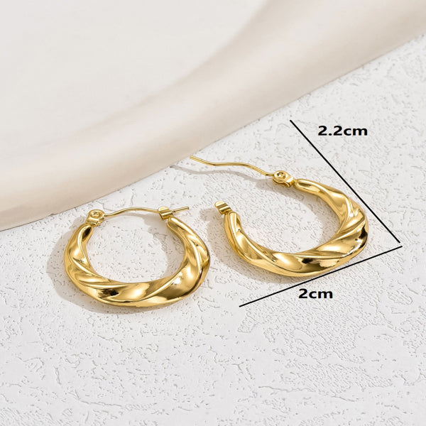 Luxury Zircon Copper Earrings Elegant Shiny Statement Jewelry
