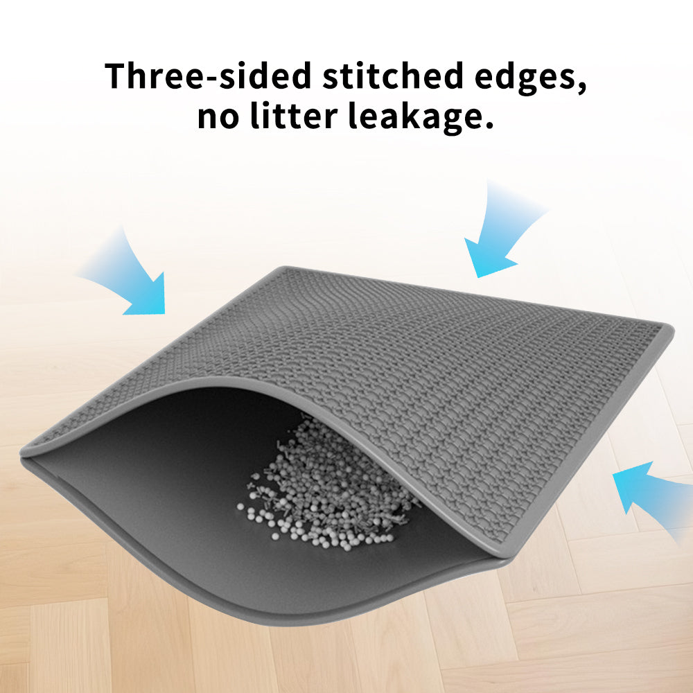 Premium Cat Litter Mat Waterproof Leakproof Non Slip Clean Pad