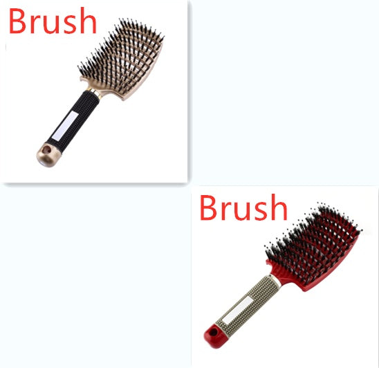 Bristle & Nylon Hair Brush for Detangling and Scalp Massage