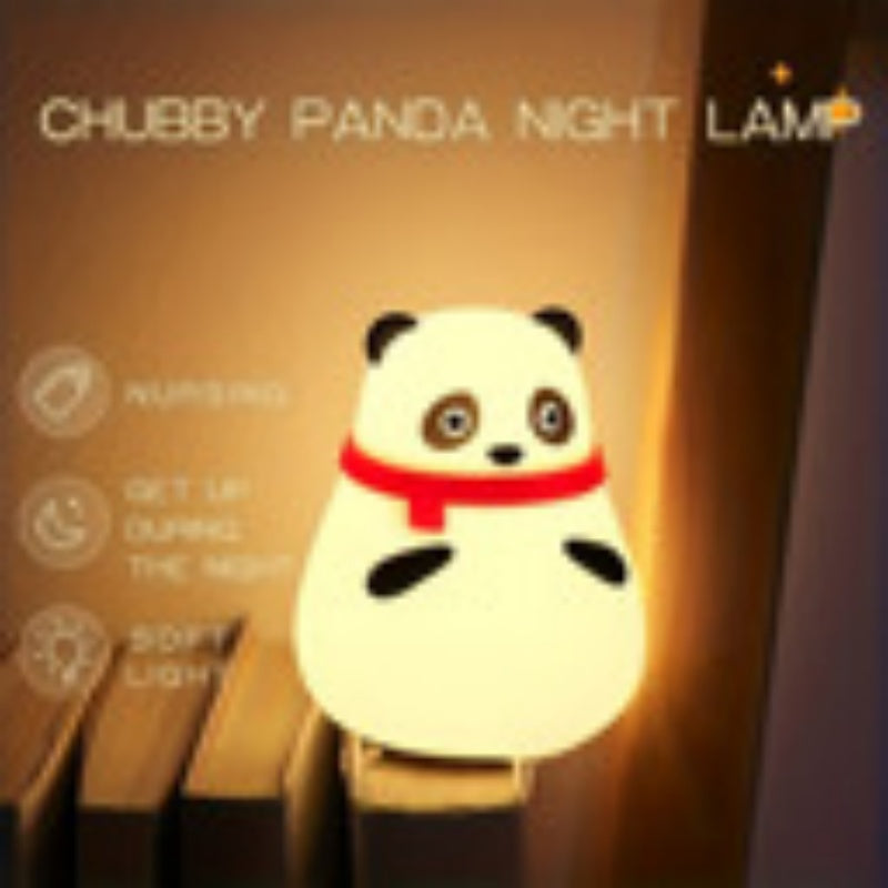 Cute Silicone Animal Night Light USB Rechargeable LED Lamp