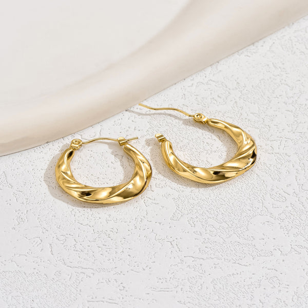 Luxury Zircon Copper Earrings Elegant Shiny Statement Jewelry