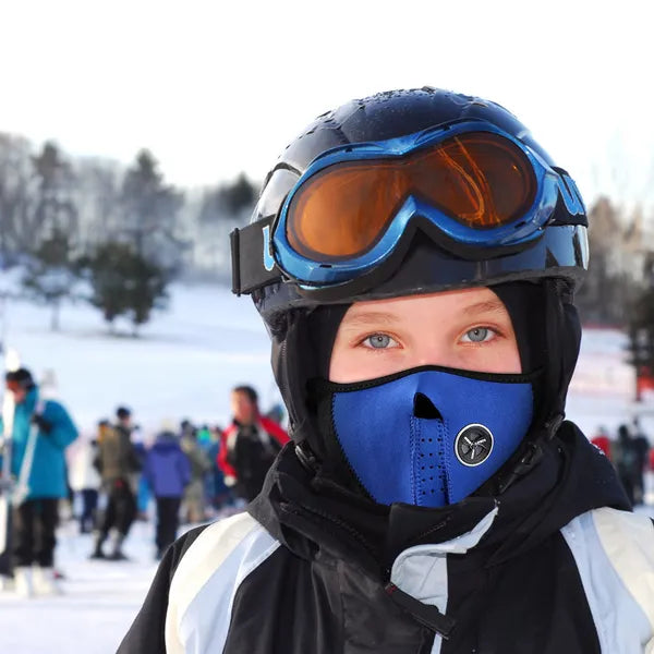Half Face Mask Windproof Breathable Neck Warmer for Riding