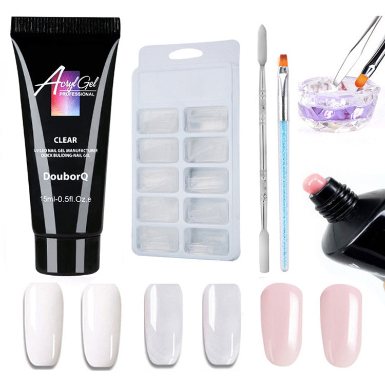 DIY Nail Polish Art for Nail Extensions