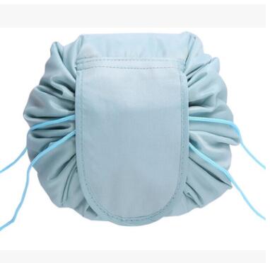 Animal Print Large Capacity Drawstring Cosmetic Storage Bag for Travel Use