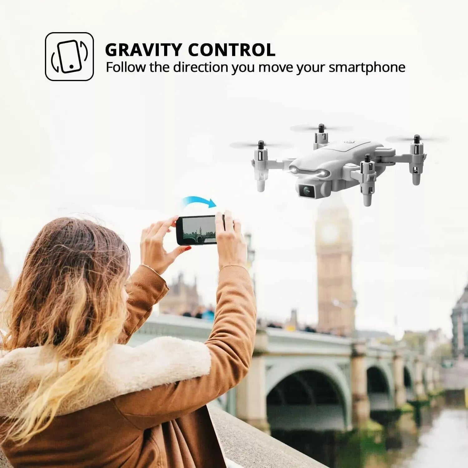 V9 Mini Foldable Drone 720P HD Camera RC Quadcopter for Kids