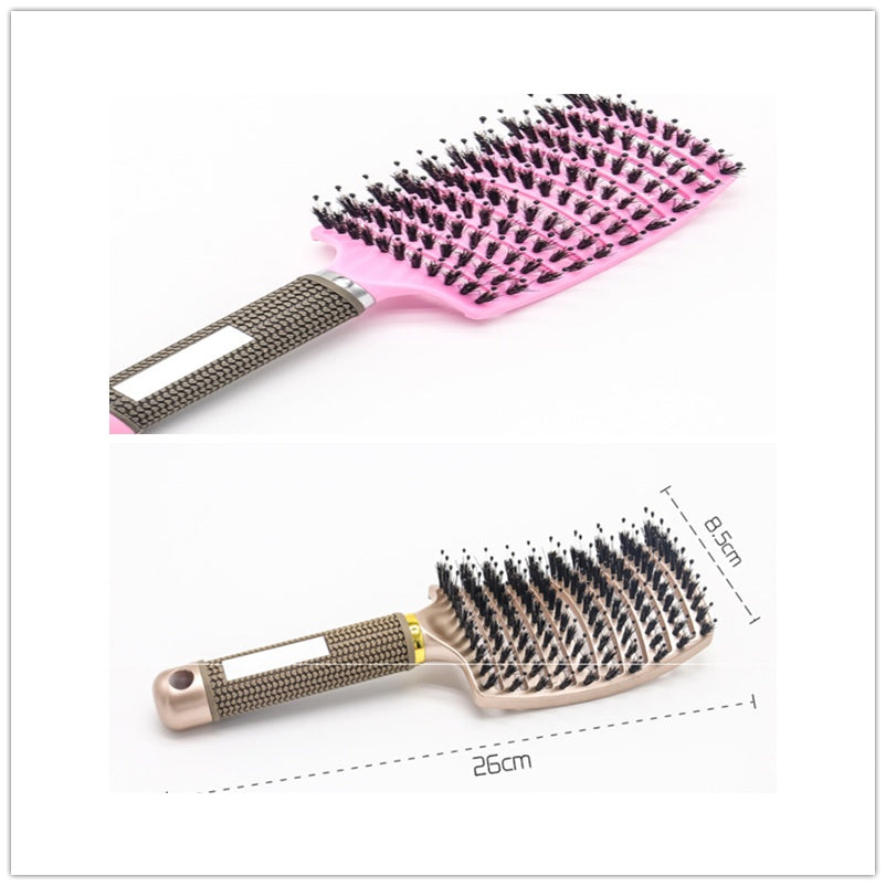 Bristle & Nylon Hair Brush for Detangling and Scalp Massage