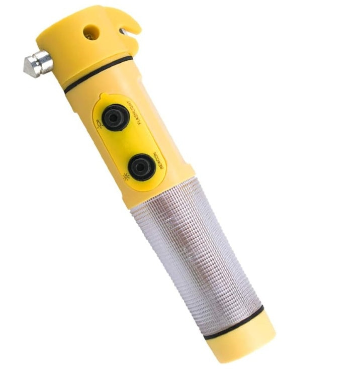 Emergency Car Safety Hammer Flashlight Seatbelt Cutter Tool