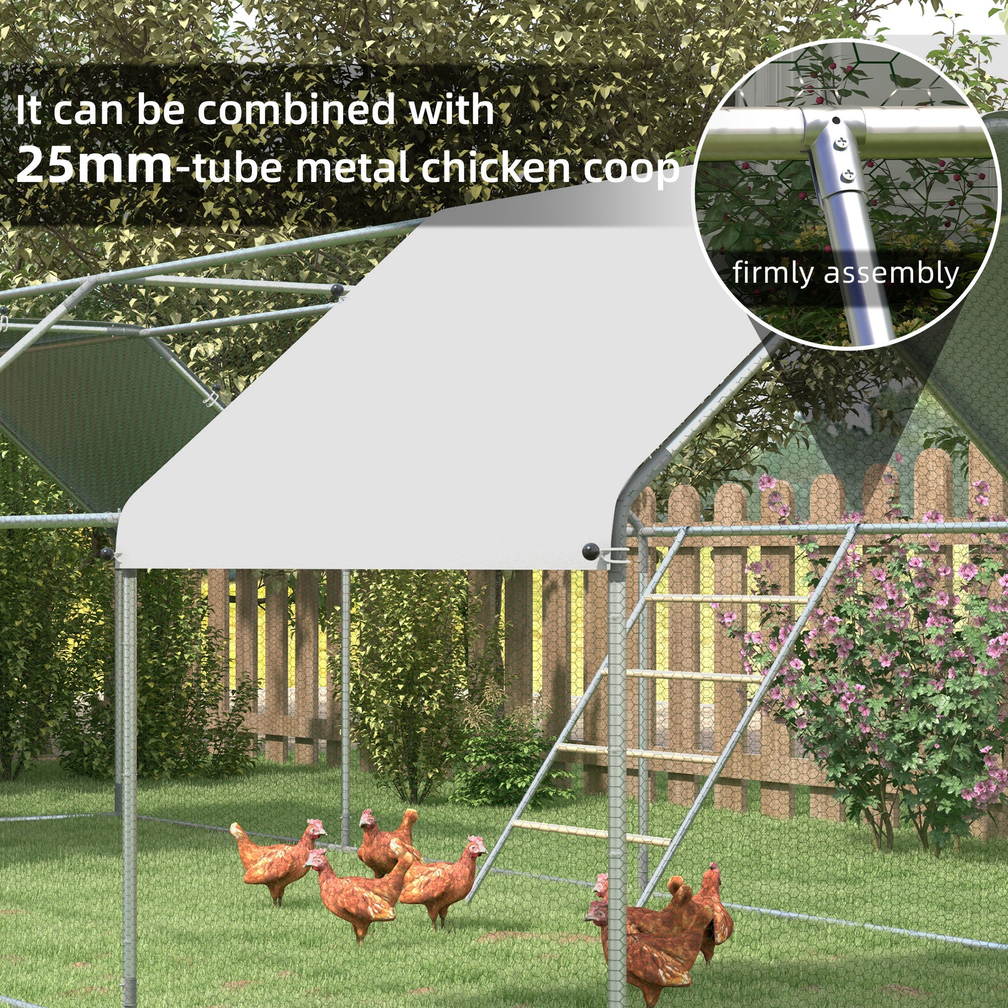 Premium Chicken Roosting Bar Jungle Gym for Coop Durable