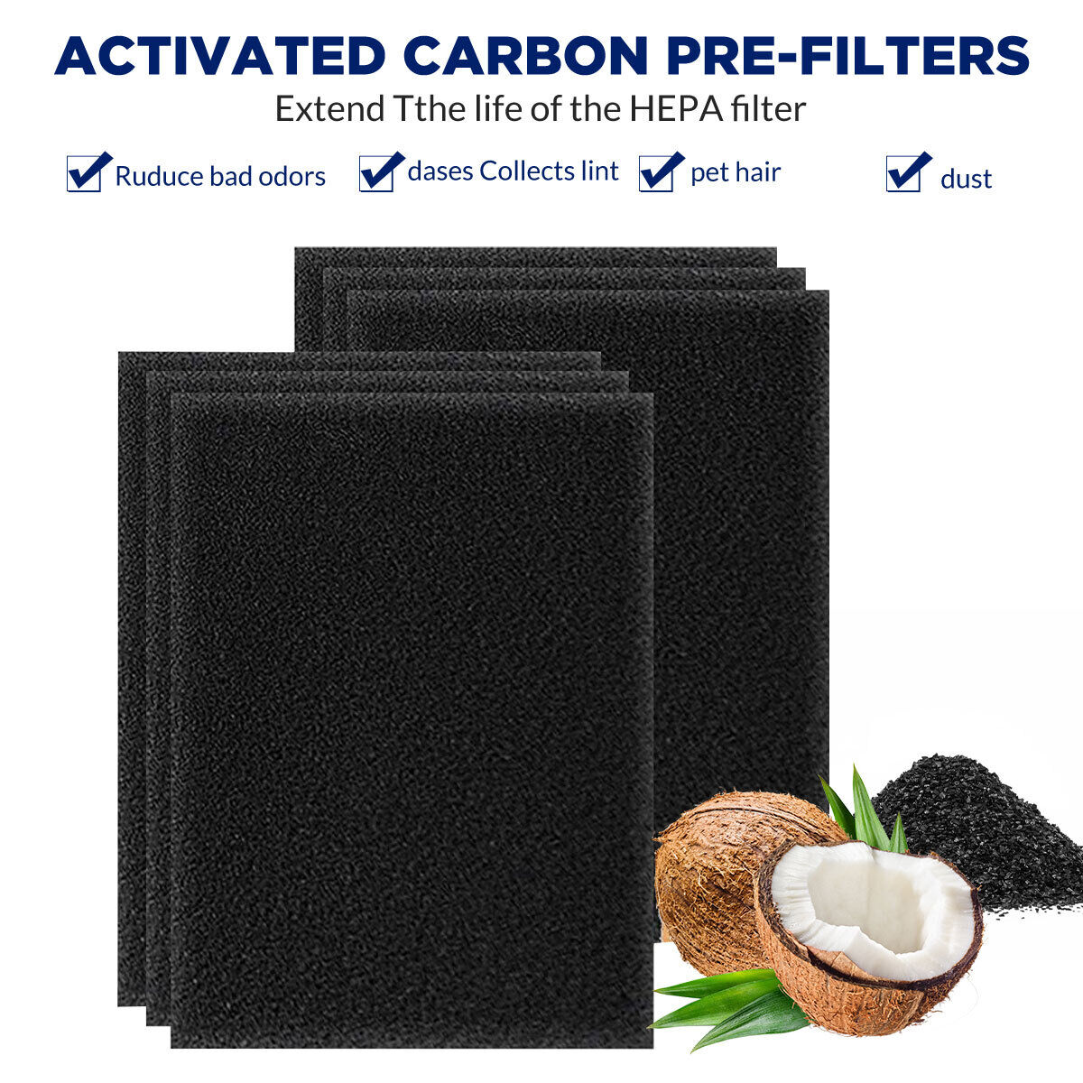 H13 True HEPA Filter Replacement for HPA200 Air Purifier