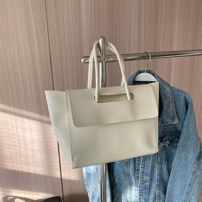 Fashion Women Large Capacity Shoulder Bag Retro Simple Tote Handbag