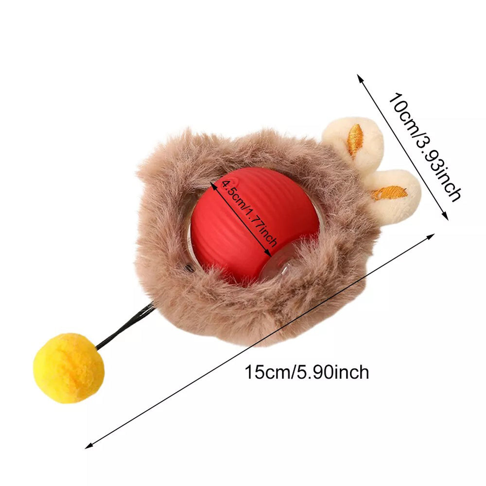 Interactive Rolling Cat Ball Toy for Active Play and Mental Stimulation