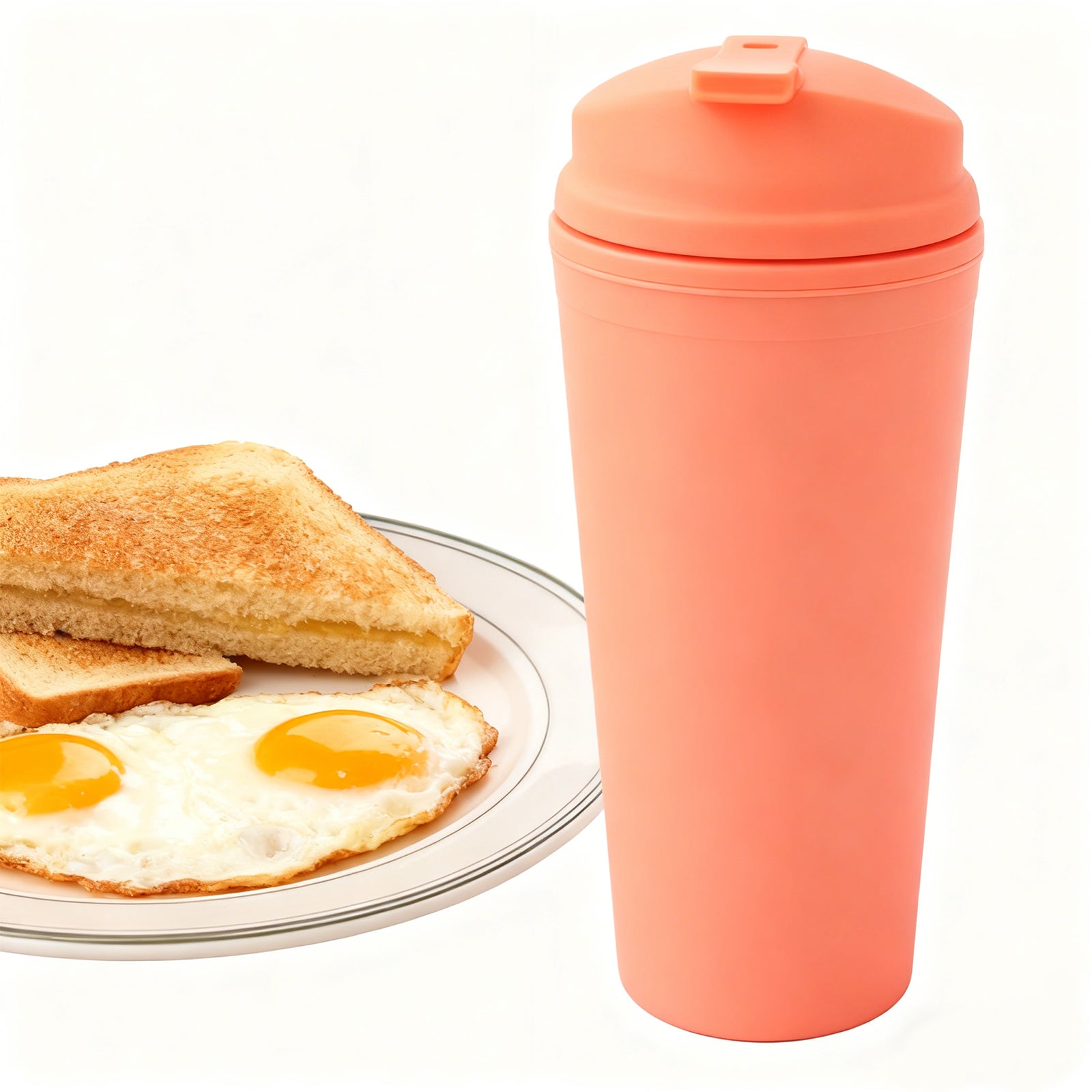 650ml Orange Coffee Cup Mug Stylish Drinkware 7783