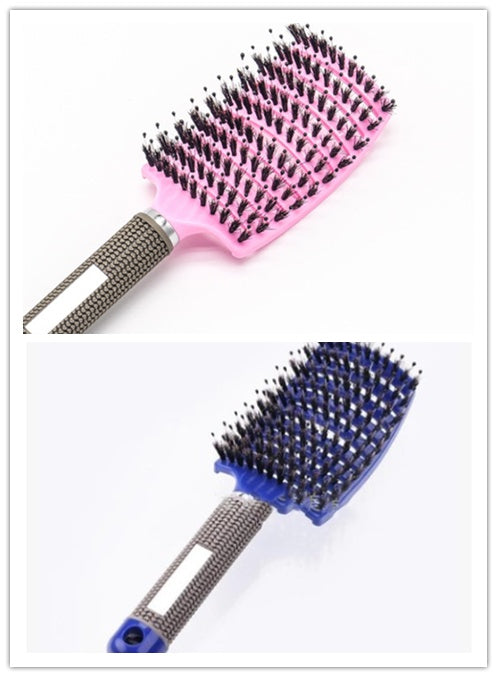 Bristle & Nylon Hair Brush for Detangling and Scalp Massage