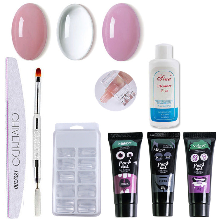 Solid Nail Extension Glue Set for Professional Nail Art