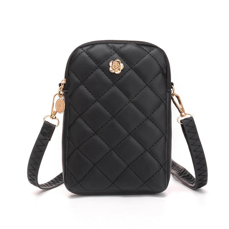Simple All Match Vertical Crossbody Bag One Shoulder Casual Everyday Bag for Women