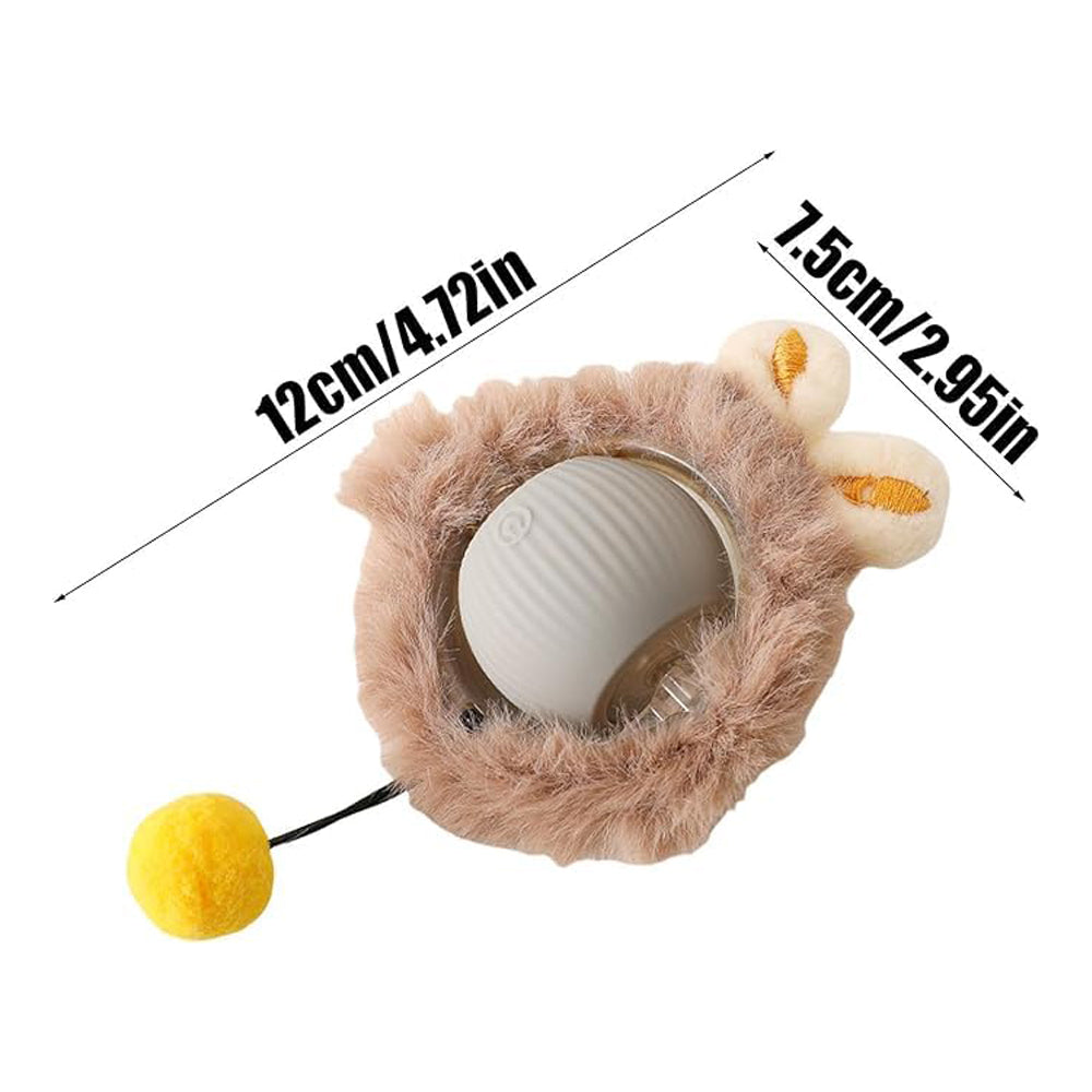Interactive Rolling Cat Ball Toy for Active Play and Mental Stimulation