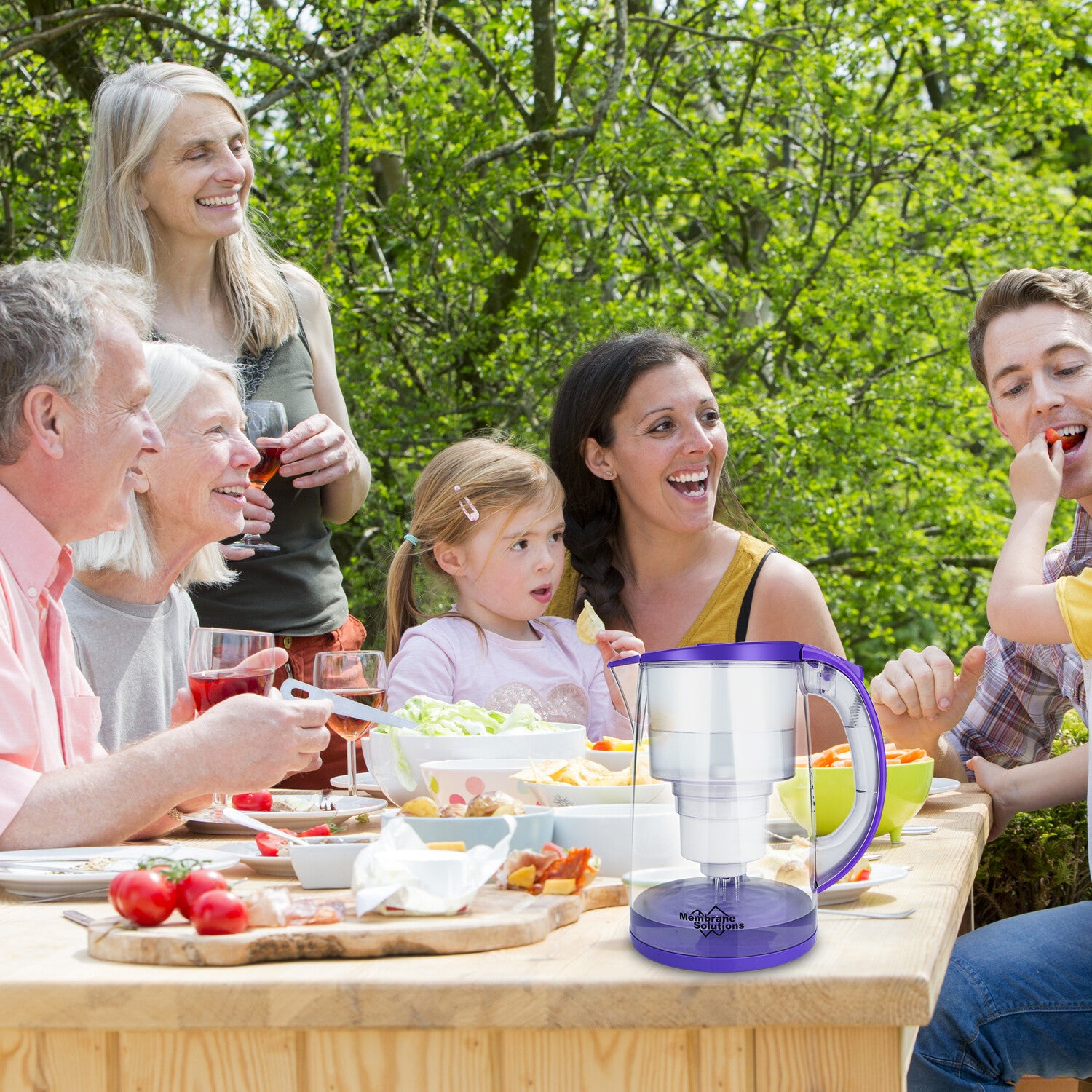 3.5L Water Filter Pitcher BPA Free Family Jug System