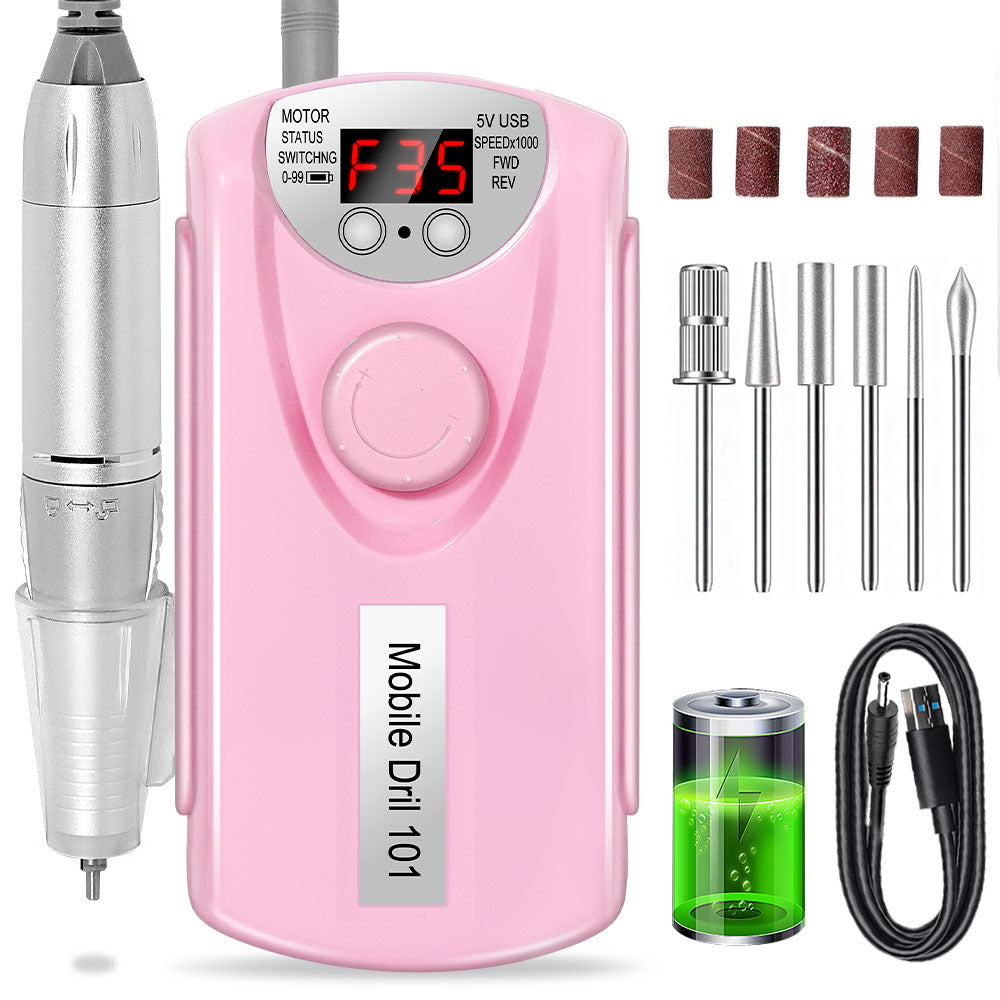 Professional 35000 RPM Rechargeable Nail Drill