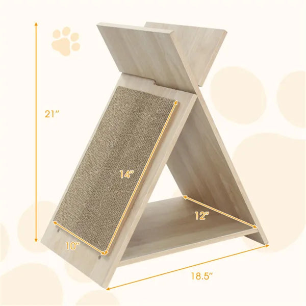 Premium Multi Functional Cat Scratcher with Tunnel and Lounge