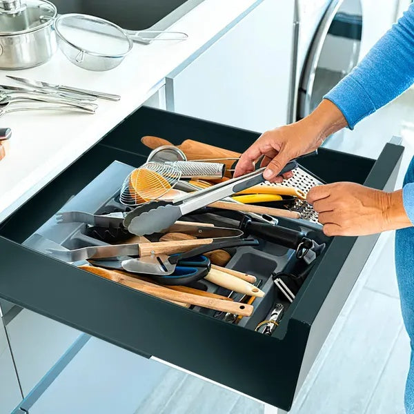 Pull Out Cabinet Organizer Slide Drawer Carbon Steel Storage Rack