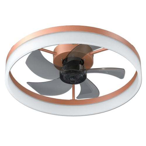 Slim Ceiling Fan with Light Dimmable LED Remote 6 Speed