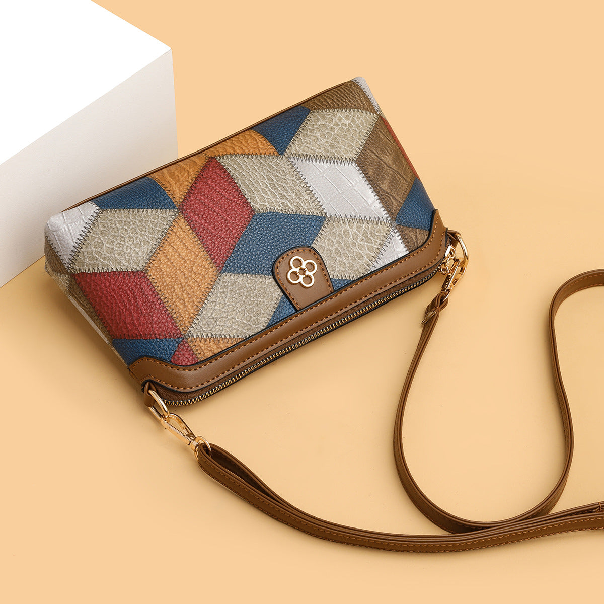 Bohemian Ethnic Crossbody Bag Niche Design Stylish Women Shoulder Bag