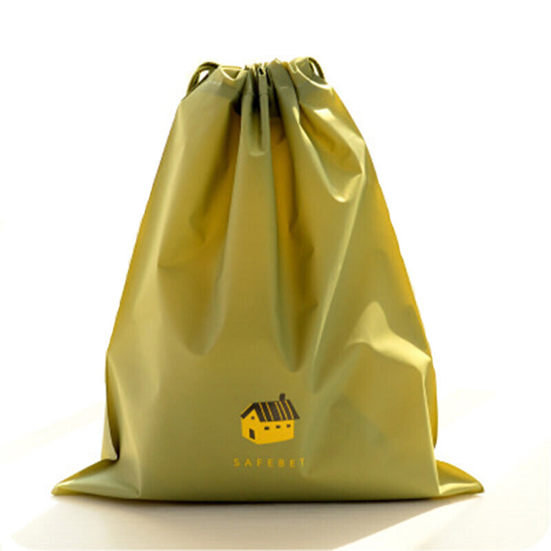 Animal Print Large Capacity Drawstring Cosmetic Storage Bag for Travel Use