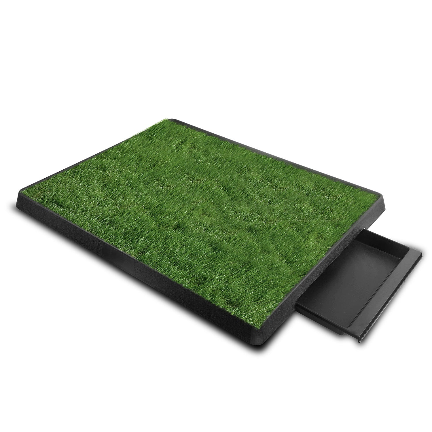 Artificial Grass Dog Potty Training Pad with Tray for Indoor Use