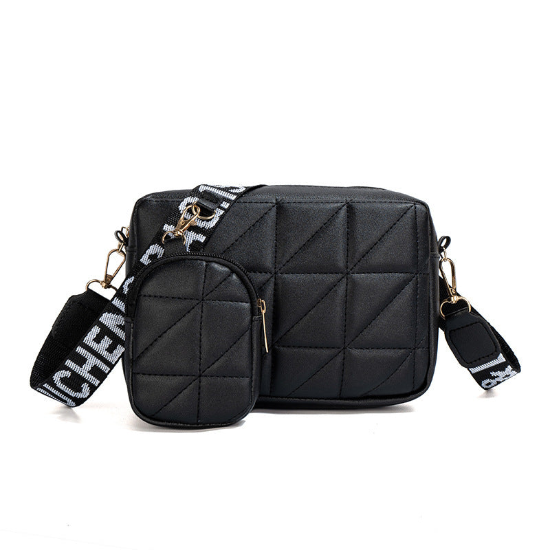 New Two Piece Set Women All Match Messenger Bag Stylish Crossbody Duo