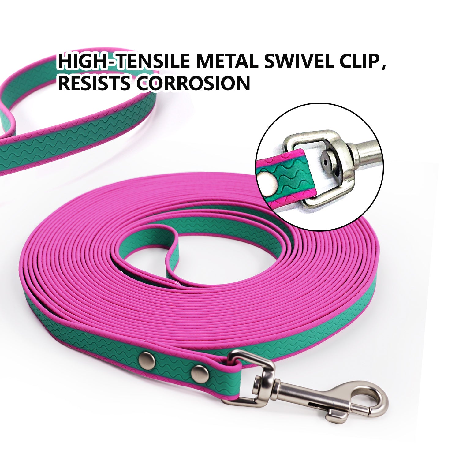 PVC Coated Two-Color Waterproof Training Rope for Strong Grip
