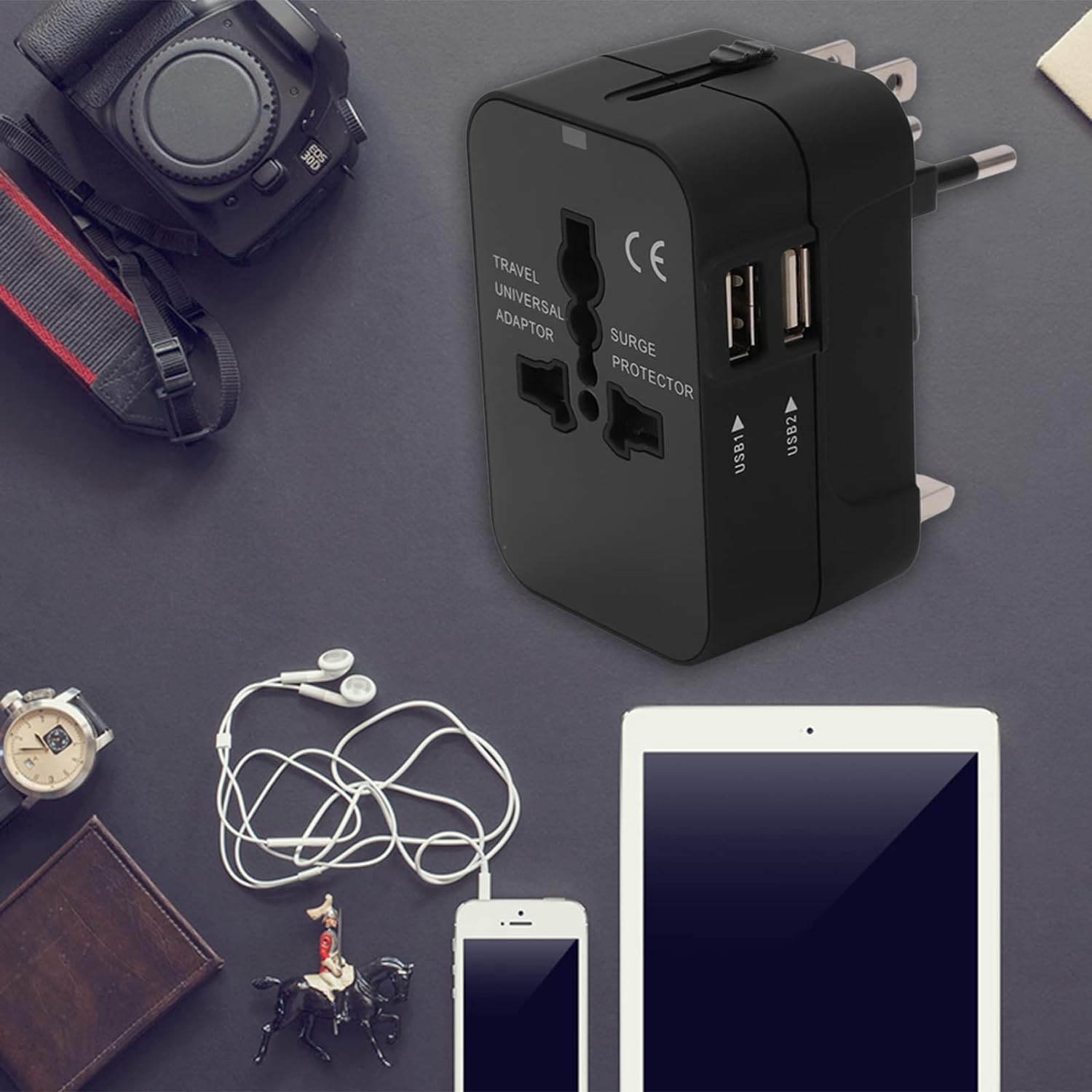 Universal Travel Adapter Worldwide All in One Wall Charger Plug