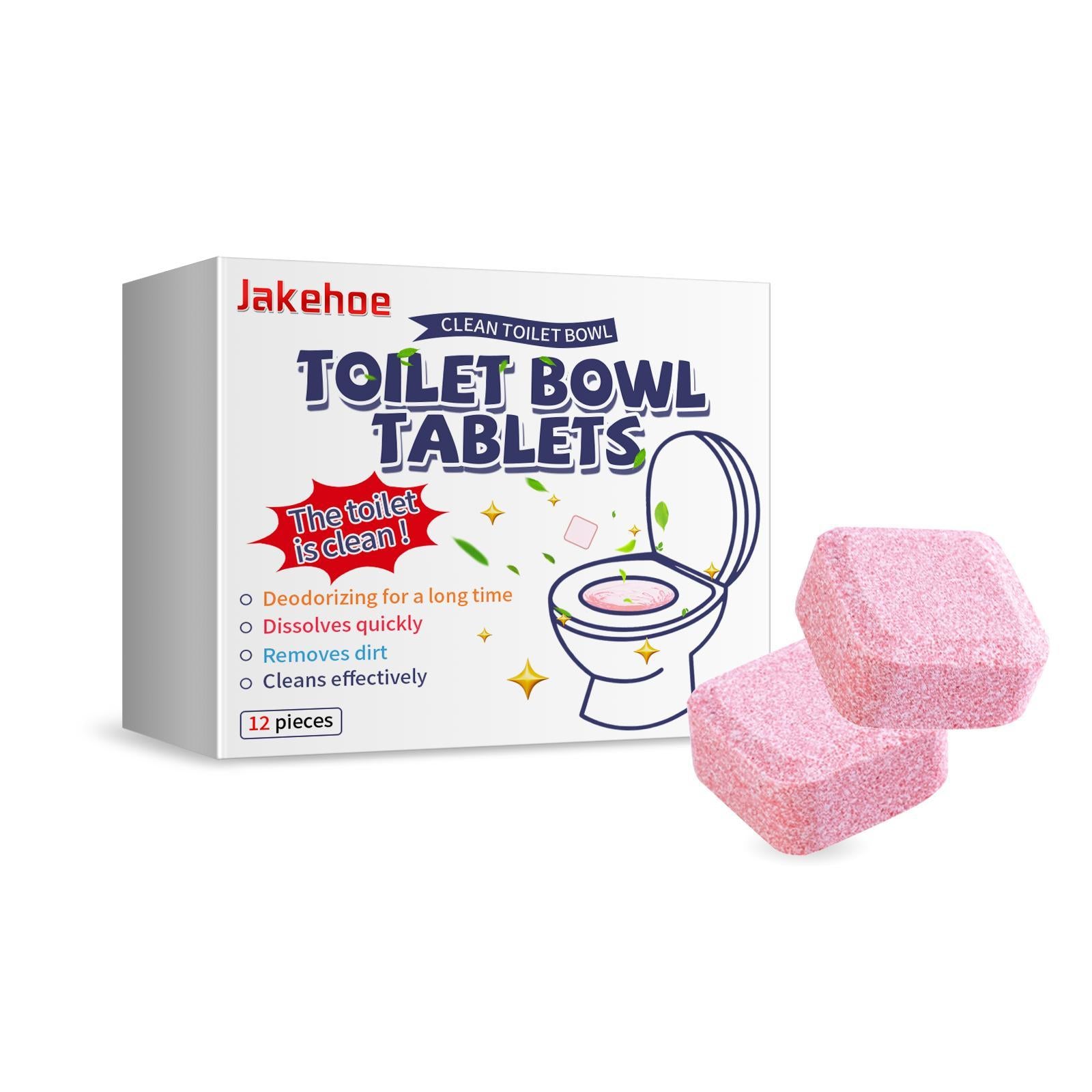 Advanced Toilet Cleaning Tablets Powerful Odor & Stain Remover