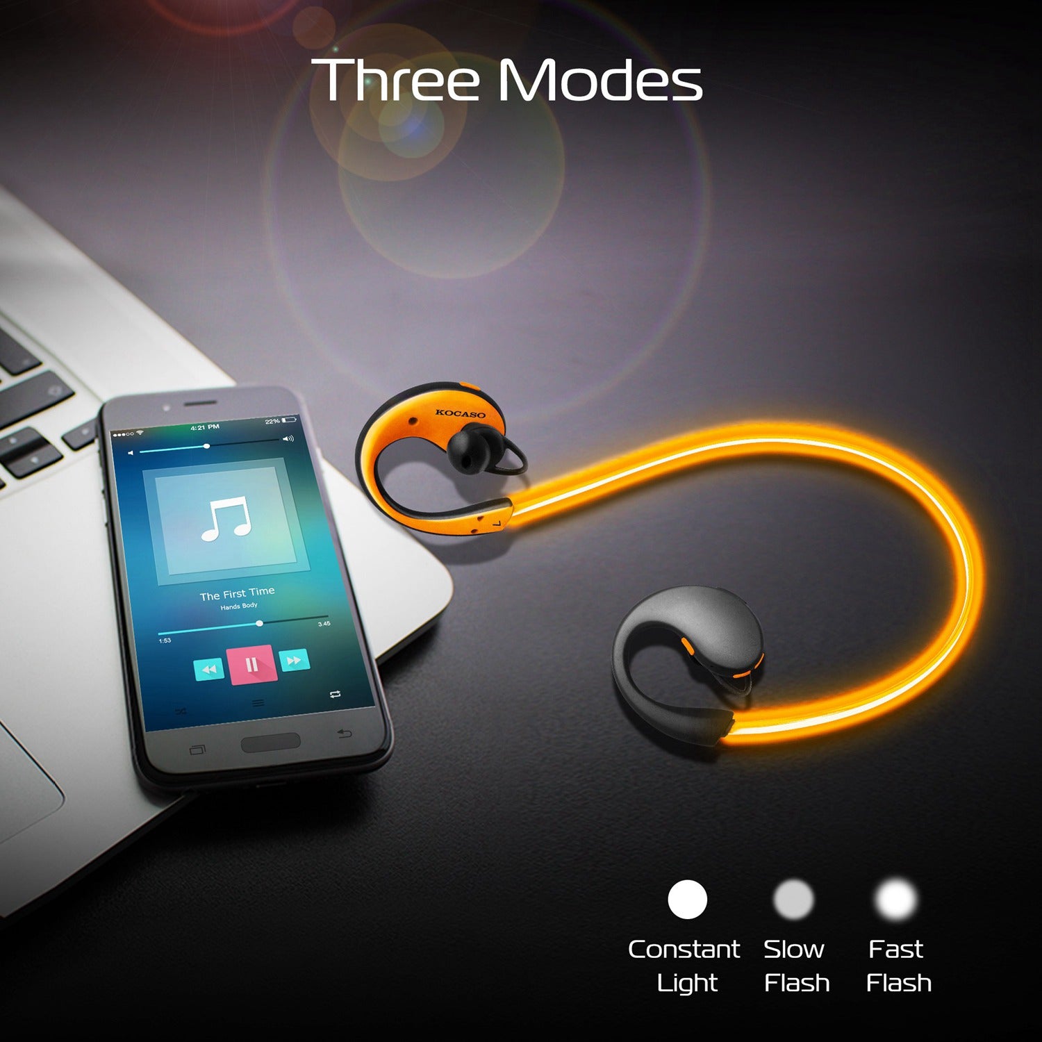 Wireless Neckband Bluetooth 4.1 Sport Earphones Sweatproof HD