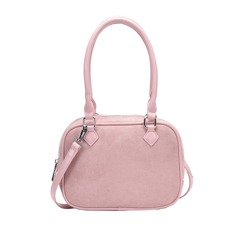 Fashion Suede Crossbody Handbag for Women Special Interest Style Bag