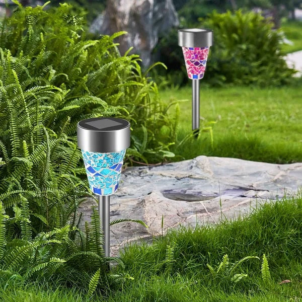 Premium Solar Pathway Lights Outdoor Waterproof LED Landscape Set